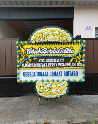 Papan Bunga Duka di Tubo
